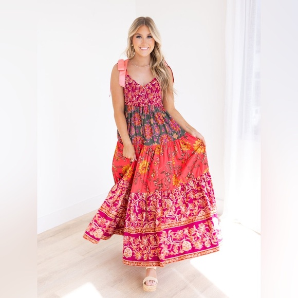 FREE PEOPLE BLUEBELL MAXI DRESS - Picture 1 of 8